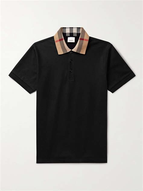 burberry oxford polo|authentic burberry polo shirt.